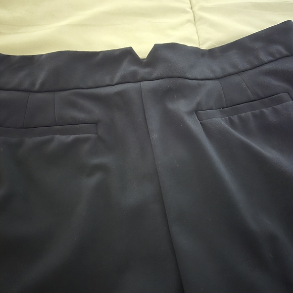 🔥 2/$9 or 3/$13   George Women's Navy Blue Wide-Leg Cropped Trousers - Picture 6 of 8